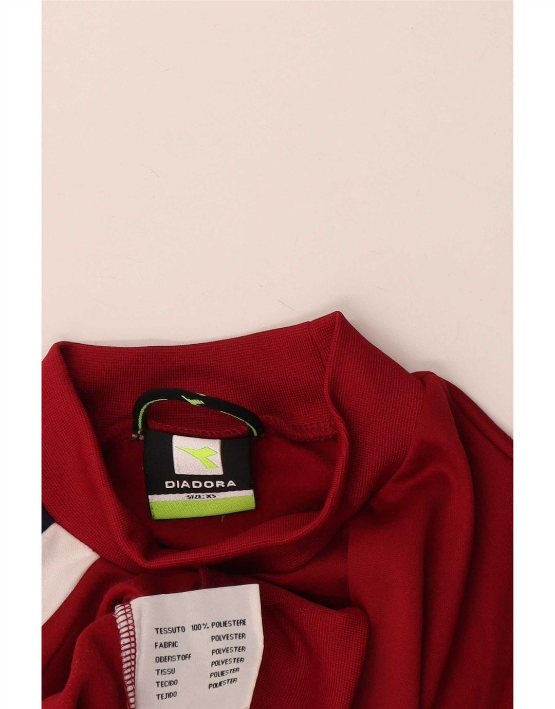 Ανδρική φούτερ Diadora Jumper XS Red Colourblock Polyester
