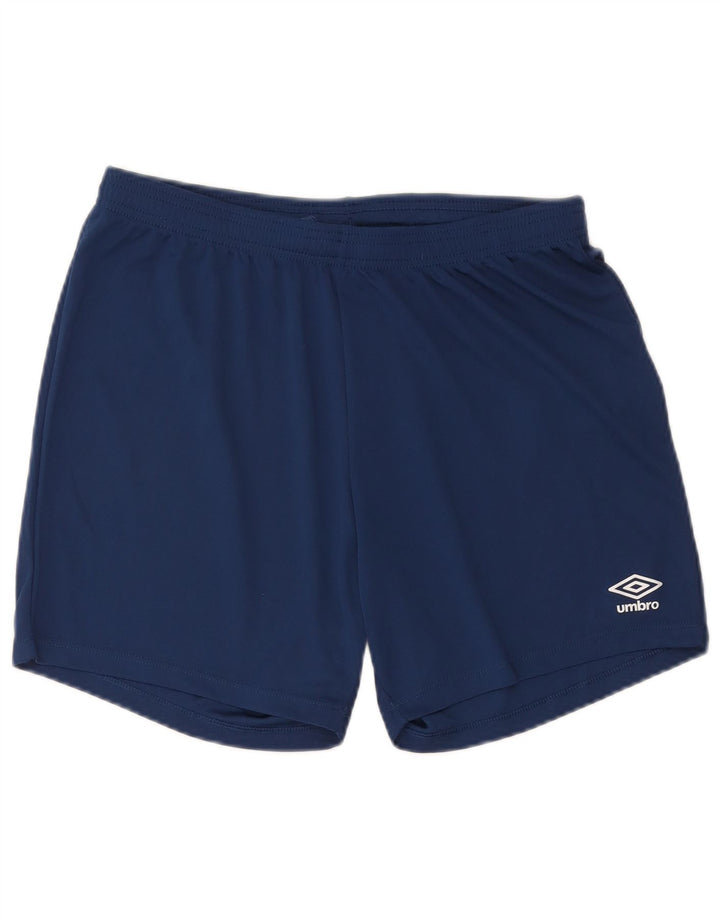 Ανδρικό αθλητικό σορτς Umbro μεγάλο μπλε πολυεστέρα