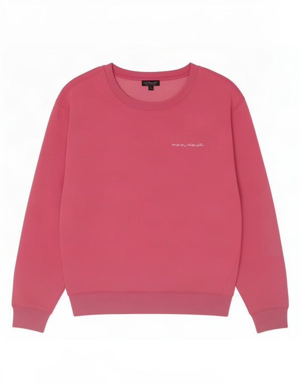 Topshop Γυναικεία γραφικά υπερμεγέθη φούτερ Jumper UK 10 Small Pink Cotton