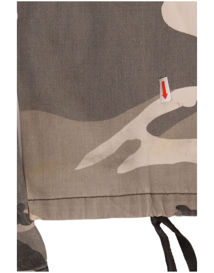 VINTAGE Ανδρικό κανονικό παντελόνι Cargo Small W31.5 L32.5 Grey Camouflage