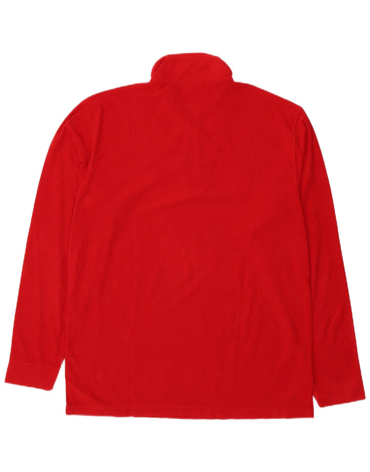 Asics Ανδρικό φερμουάρ Fleece Jumper XL Red Polyester