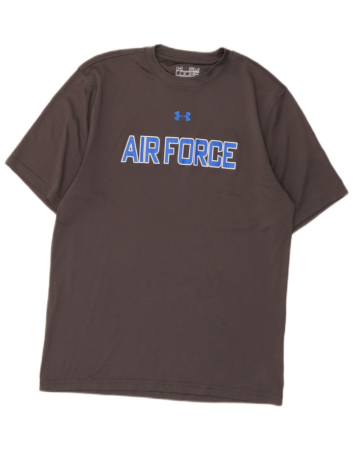 Under Armour Ανδρικό Heat Gear Graphic T-Shirt Top Small Grey Polyester