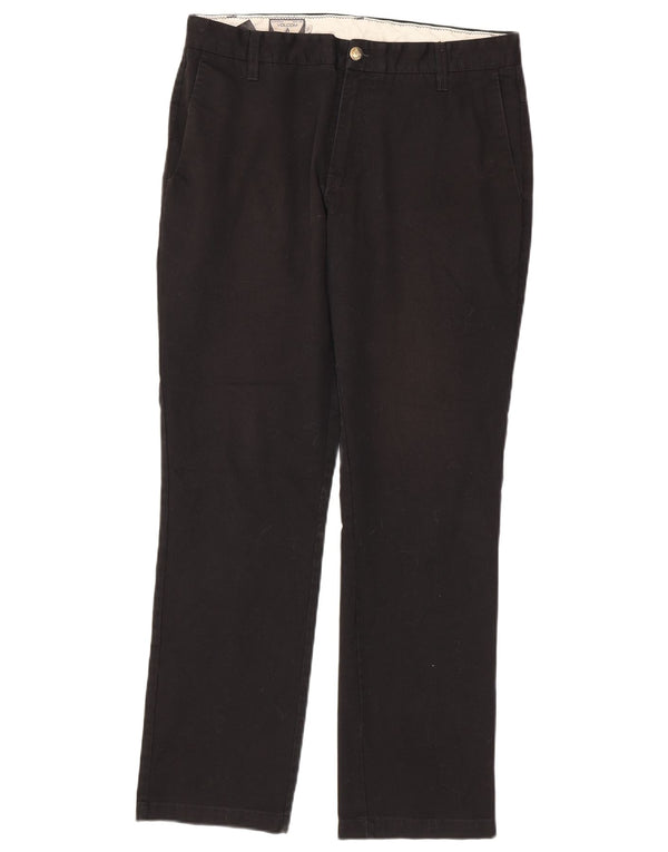 Ανδρικό ίσιο παντελόνι Chino Volcom W32 L30 μαύρο βαμβακερό