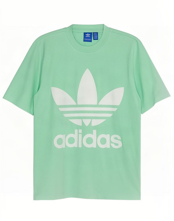 Ανδρικό γραφικό T-Shirt Adidas Top Μικρό πράσινο βαμβακερό
