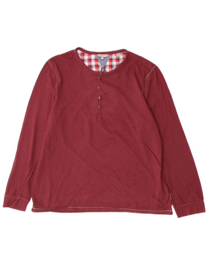 Ted Baker Γυναικείο τοπ μακρυμάνικο νούμερο 5 XL βαμβακερό καφέ