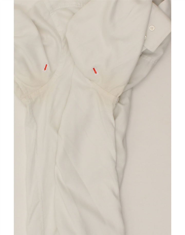 Ανδρικό πουκάμισο HUGO BOSS Slim Fit Μέγεθος 41 Μεσαίο λευκό βαμβακερό