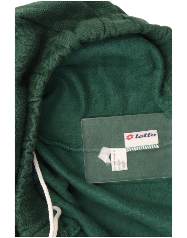 Ανδρική αθλητική φόρμα LOTTO Παντελόνι Joggers Μεσαίο πράσινο βαμβακερό