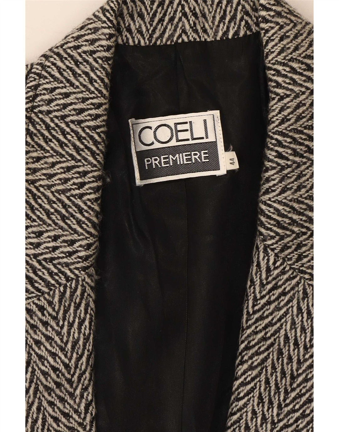 Coeli Premiere Γυναικείο Μπουφάν σακάκι με 2 κουμπιά IT 44 Μεσαίο Γκρι Ψαροκόκκαλο