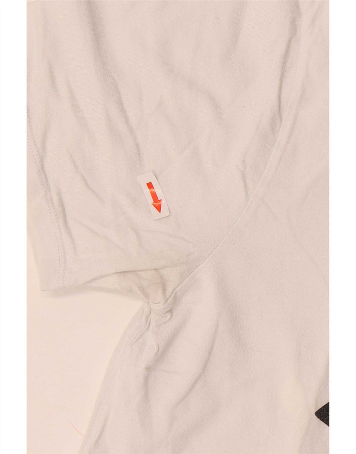 Levi's Mens 501 Graphic T-Shirt Top Μεσαίο λευκό βαμβακερό