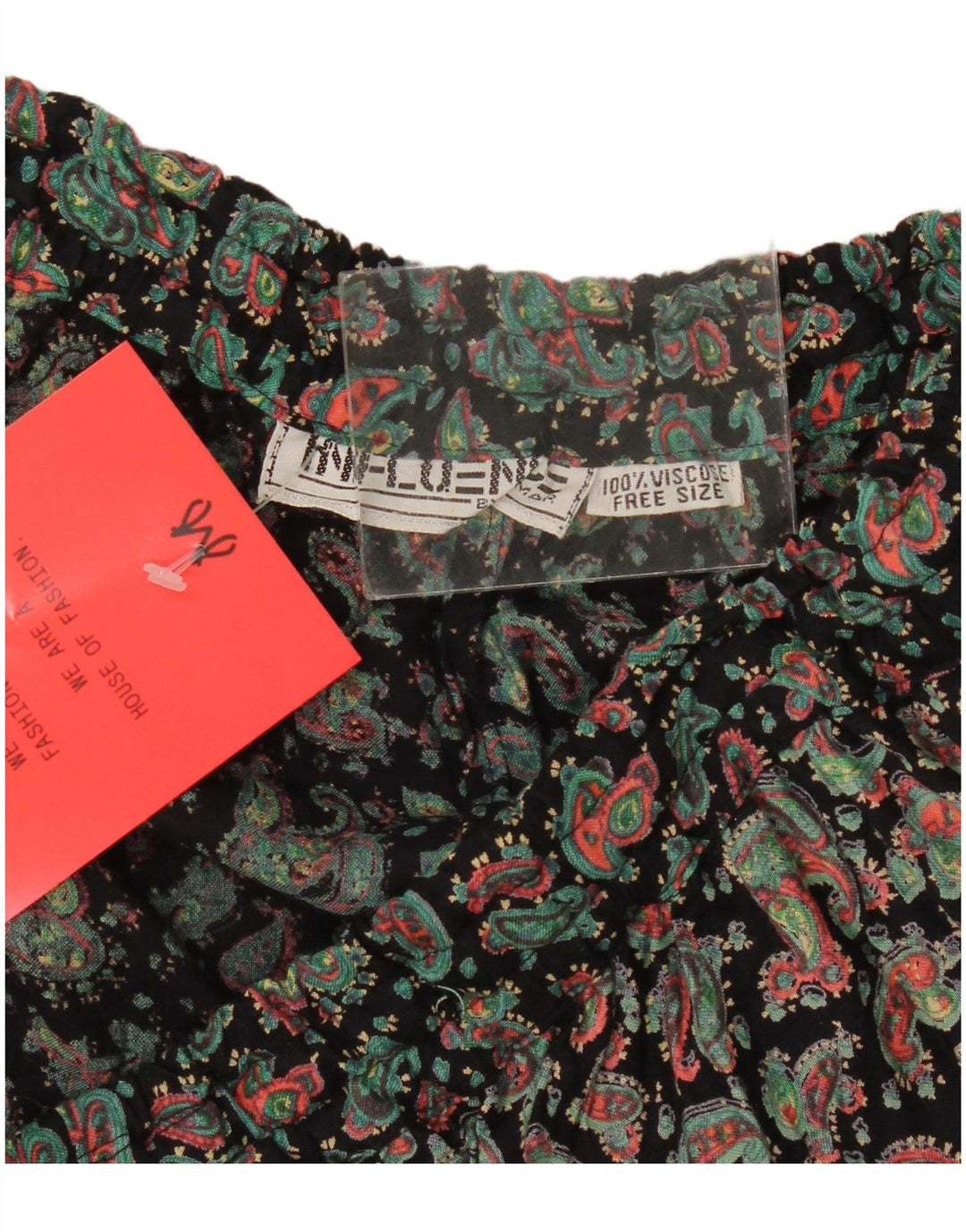 Vintage Γυναικείο Παντελόνι Harem One Size W36 L28 Πολύχρωμο Paisley
