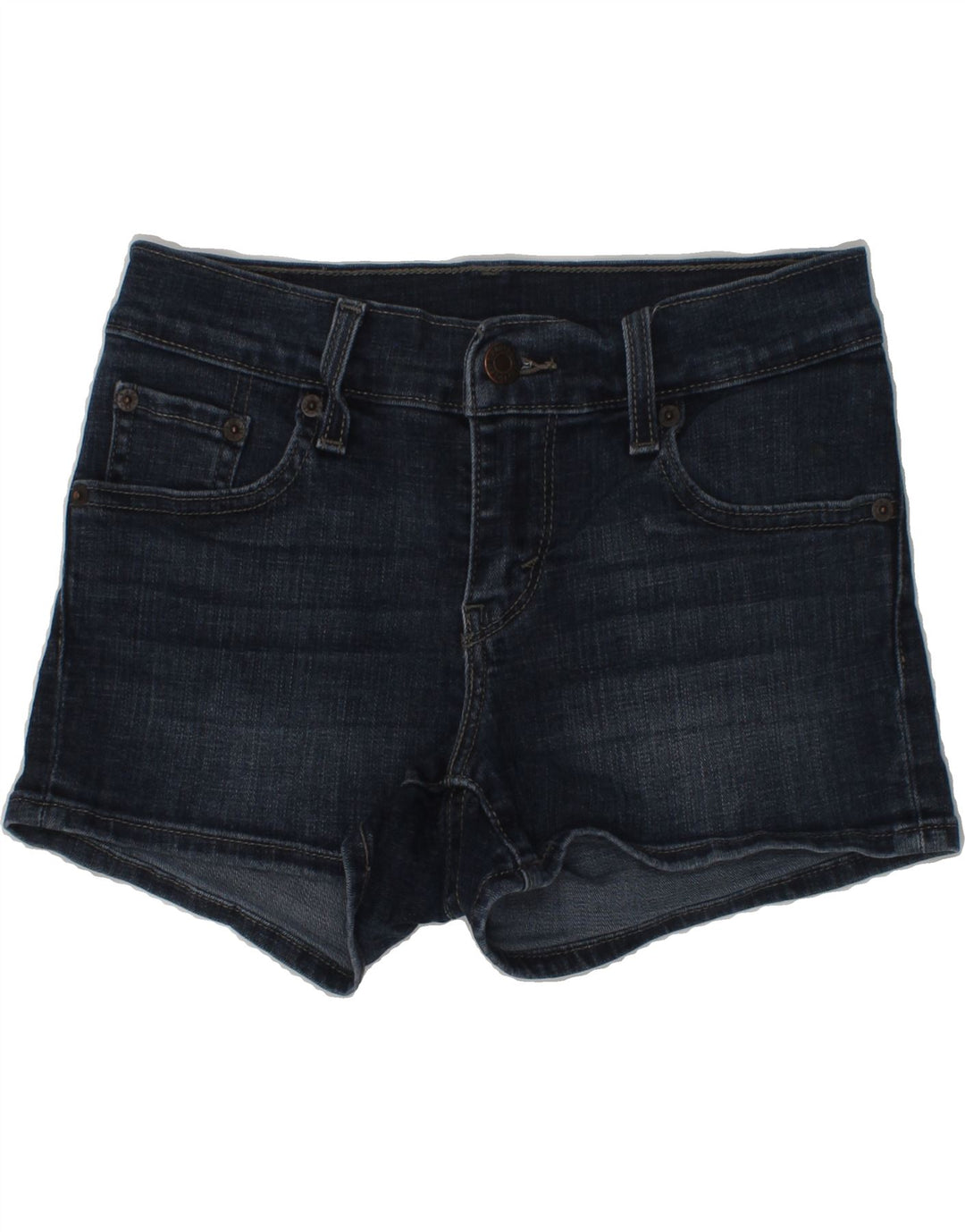 LEVI'S Boys Denim Shorts 9-10 Years W24 Navy Blue Cotton | Vintage Levi's | Thrift | Second-Hand Levi's | Used Clothing | Messina Hembry 