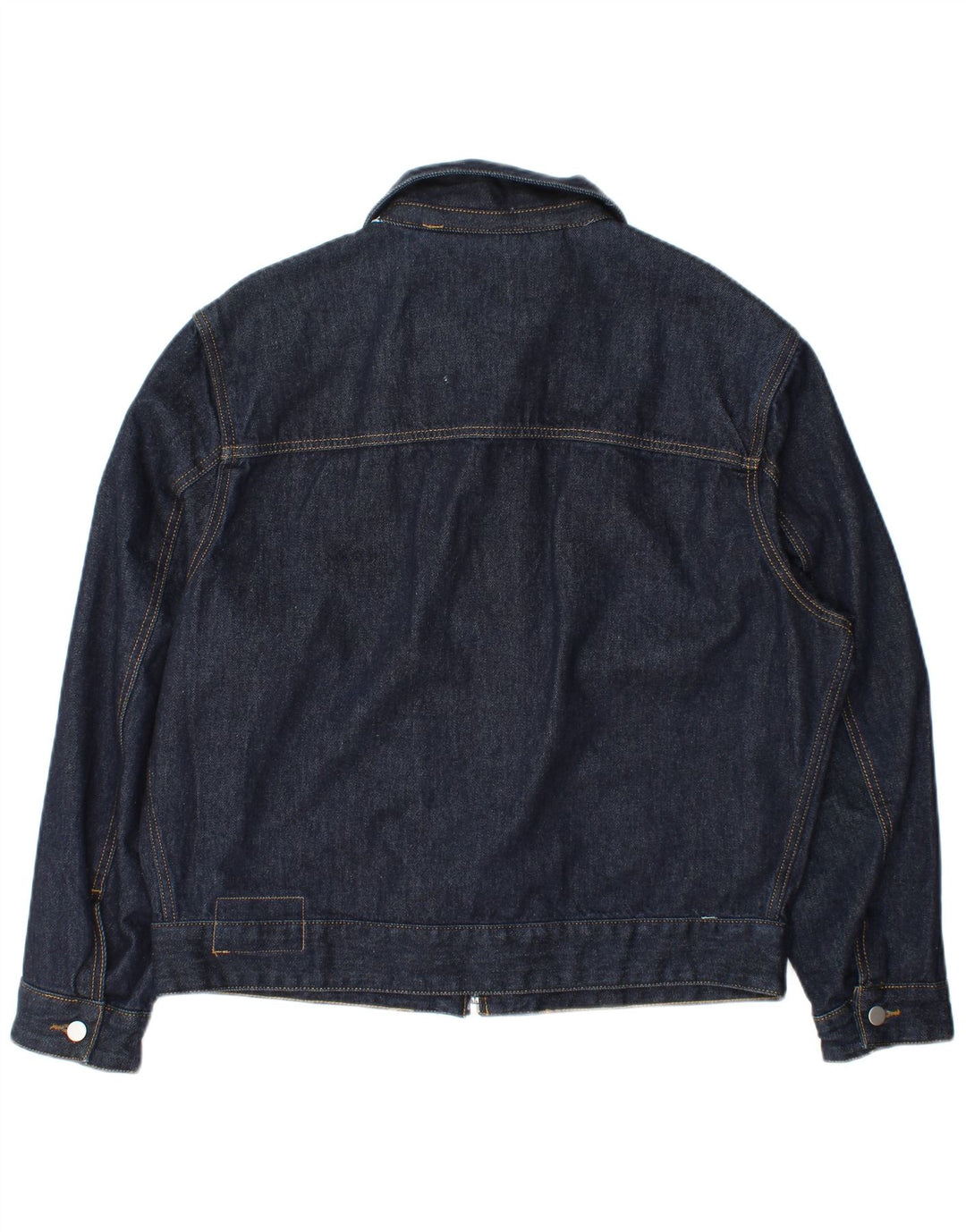 Zara Ανδρικό Τζιν Μπουφάν UK 42 XL Navy Blue Polyester