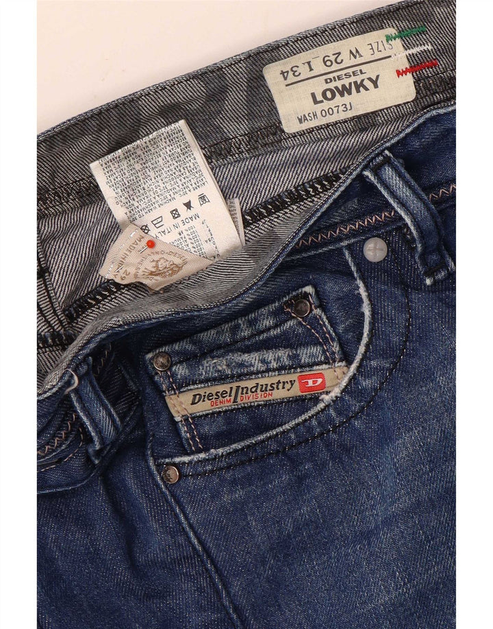 Diesel Γυναικείο Lowky Distressed Slim Jeans W29 L30 Blue Cotton