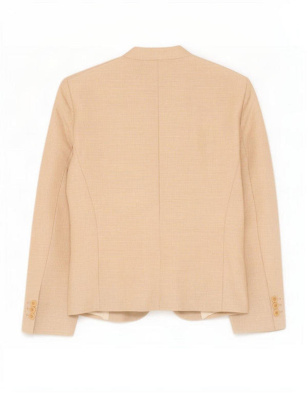 Zara Γυναικείο σακάκι 1 κουμπιού Blazer UK 12 Medium Beige