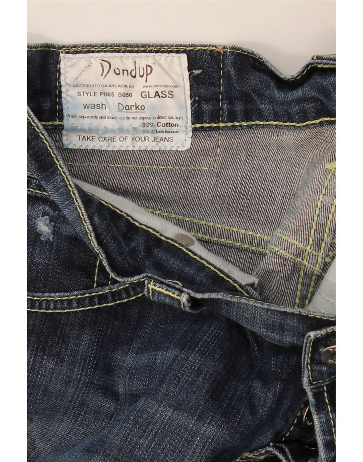 DONDUP Γυναικείο ίσιο τζιν W30 L35 Navy Blue Cotton