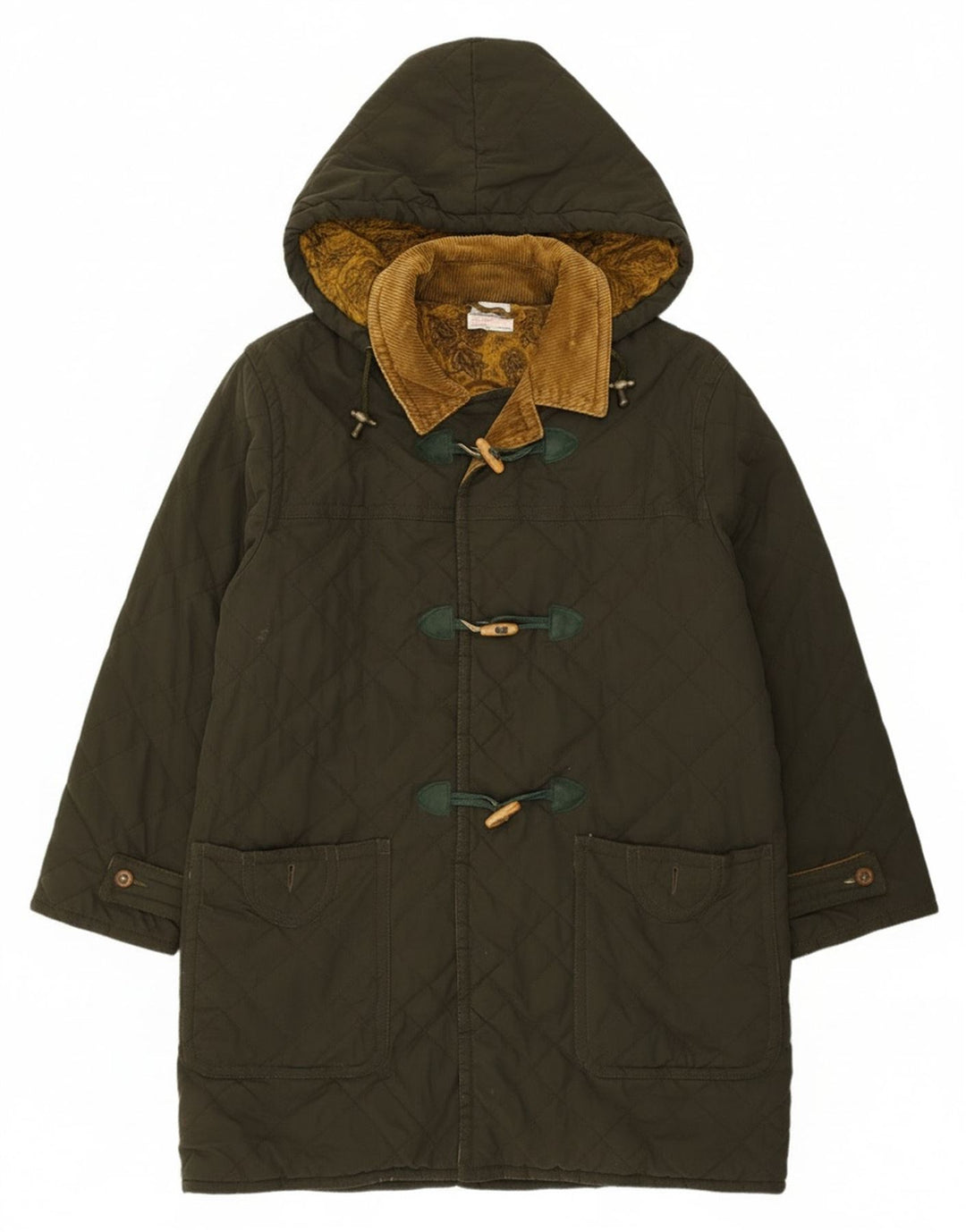 Blue Notes Ανδρική Καπιτονέ Παλτό Duffle με Κουκούλα IT 52 XL Πράσινο Πολυεστέρας