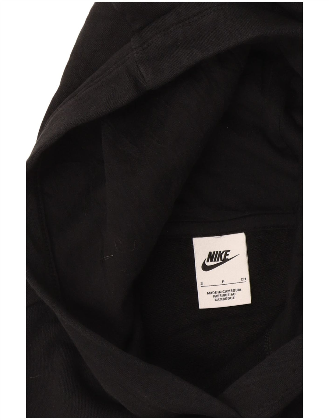 Nike Nike Crop Hoodie Jumper UK 10 Small Black