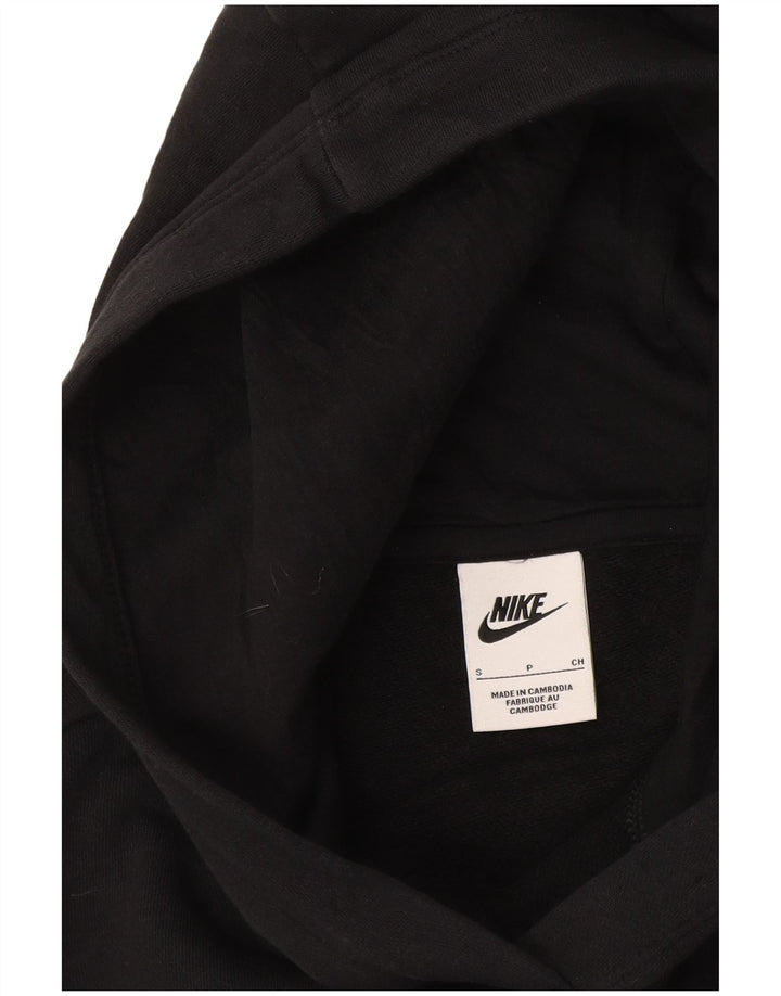 Nike Nike Crop Hoodie Jumper UK 10 Small Black