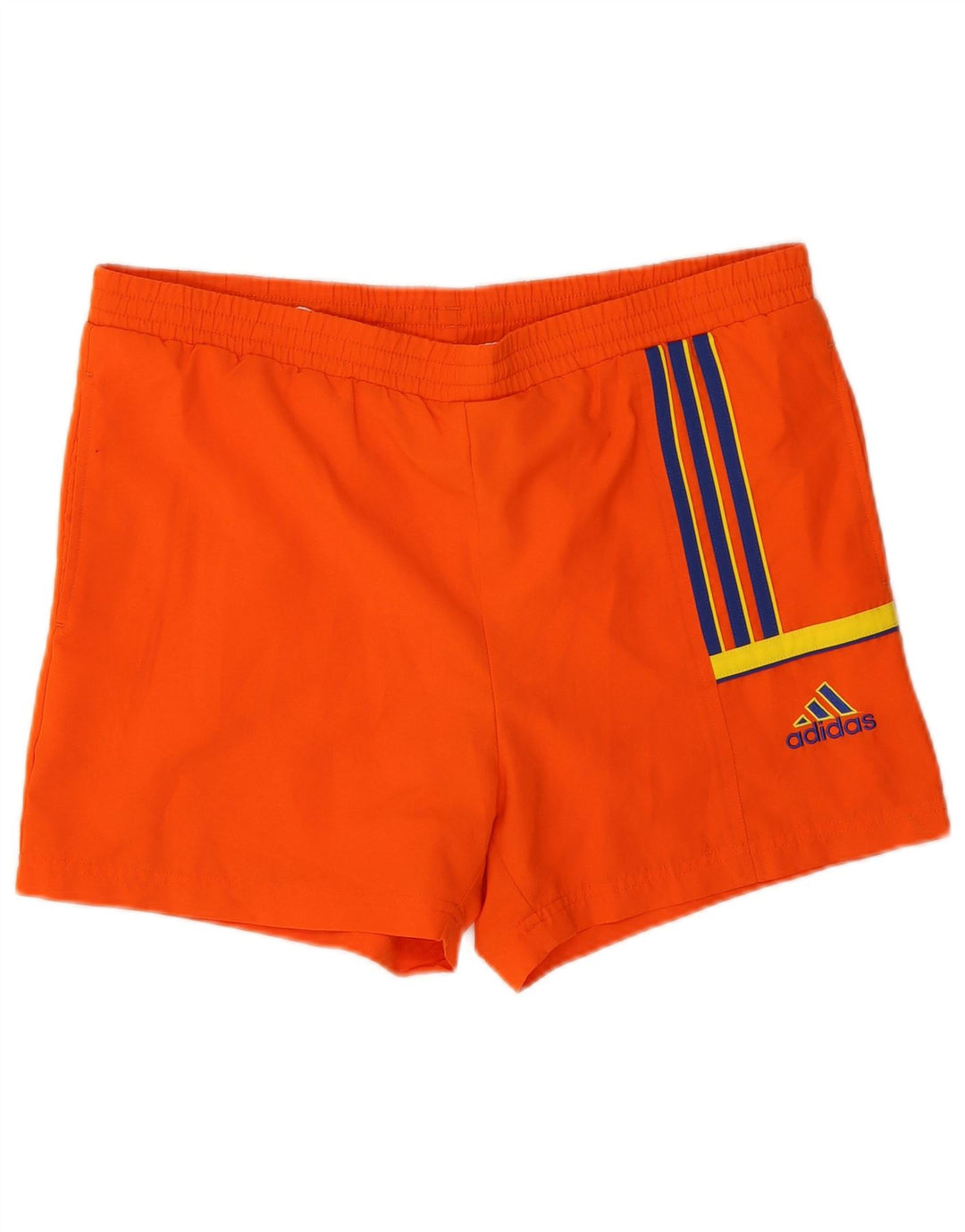 Ανδρικό σορτς κολύμβησης Adidas με μεσαίο πορτοκαλί πολυεστέρα