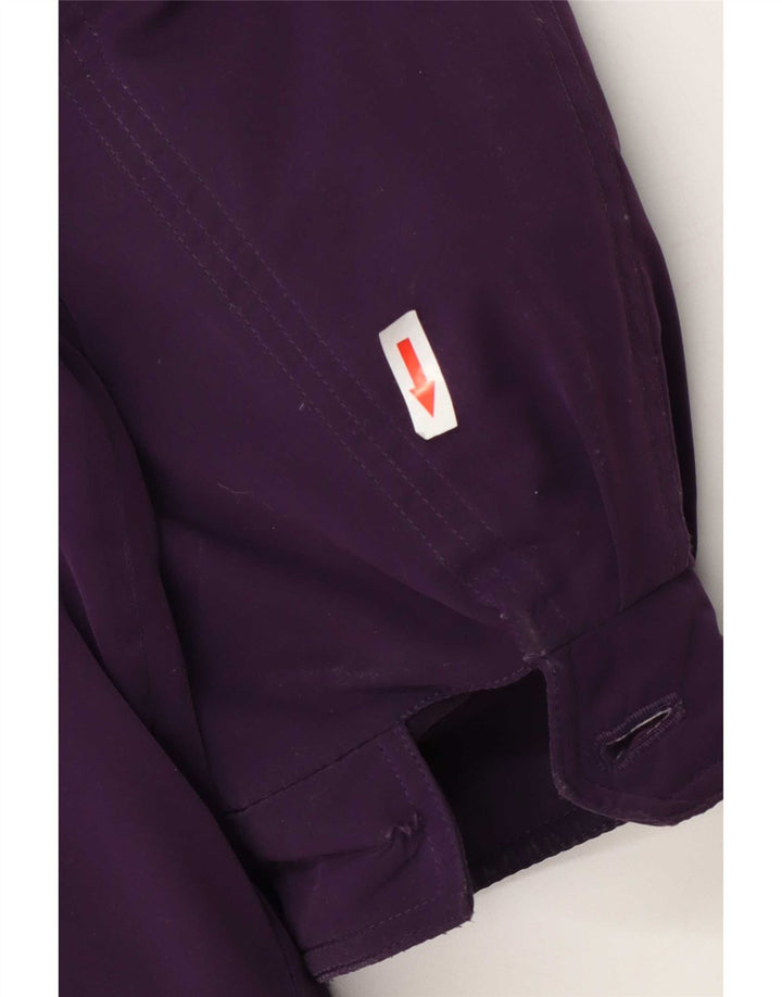 Vintage γυναικείο υπερμεγέθη παλτό EU 46 XL Purple Polyester