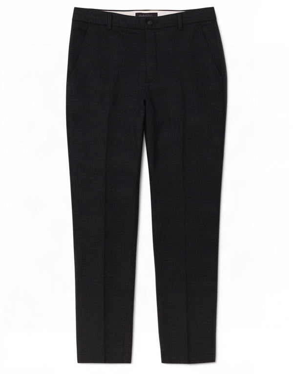 Marks & Spencer γυναικείο παντελόνι UK 12 Medium W32 L28 Navy Blue Check