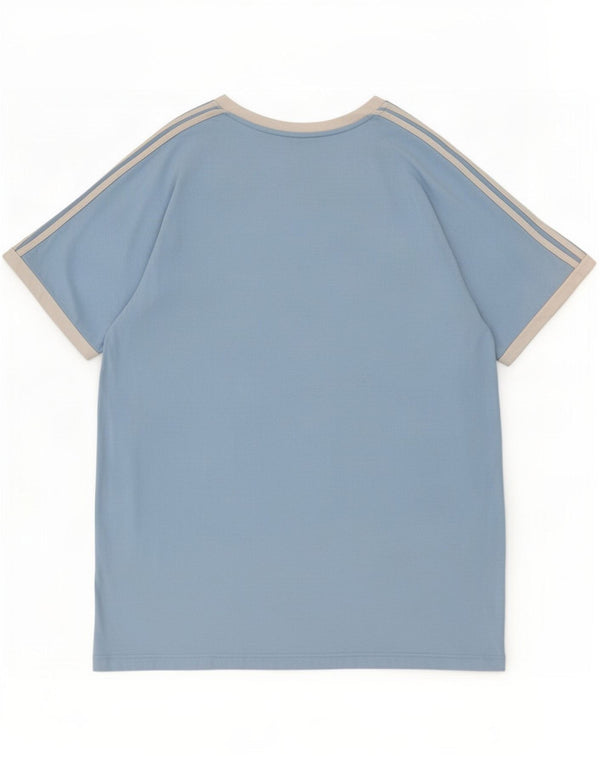 Ανδρικό T-Shirt Adidas Top XL Μπλε βαμβακερό