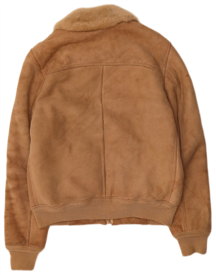 FIBOK Γυναικείο Shearling Shearling UK 16 Large Brown Shearling