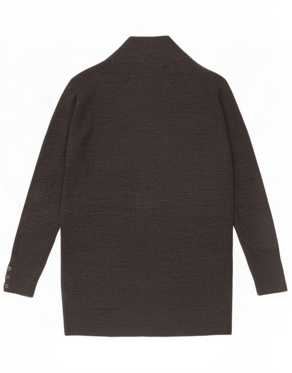 Marks & Spencer Γυναικείο Longline ανοιχτό πουλόβερ ζακέτα UK 10 Small Grey
