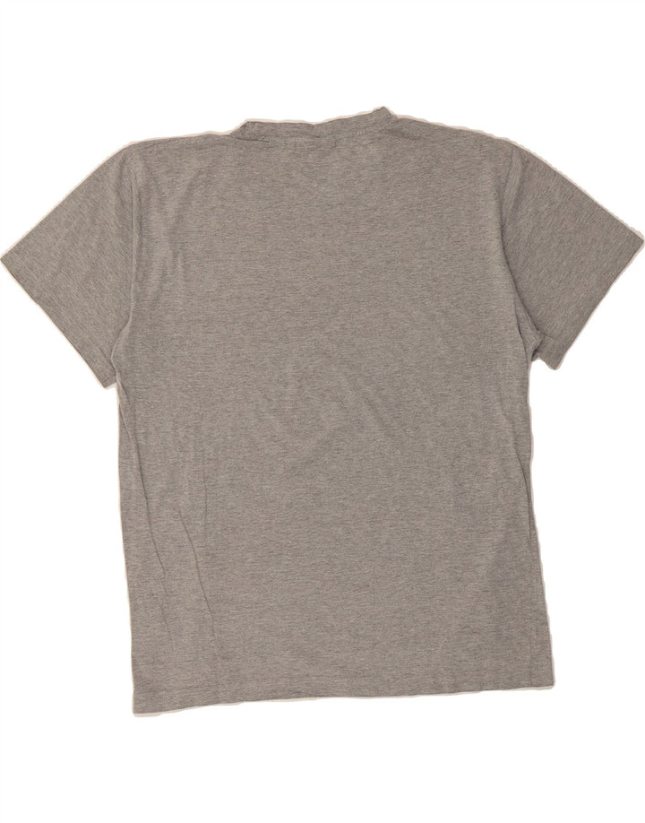 LOTTO Mens Graphic T-Shirt Top Large Grey Cotton Vintage Lotto and Second-Hand Lotto from Messina Hembry 