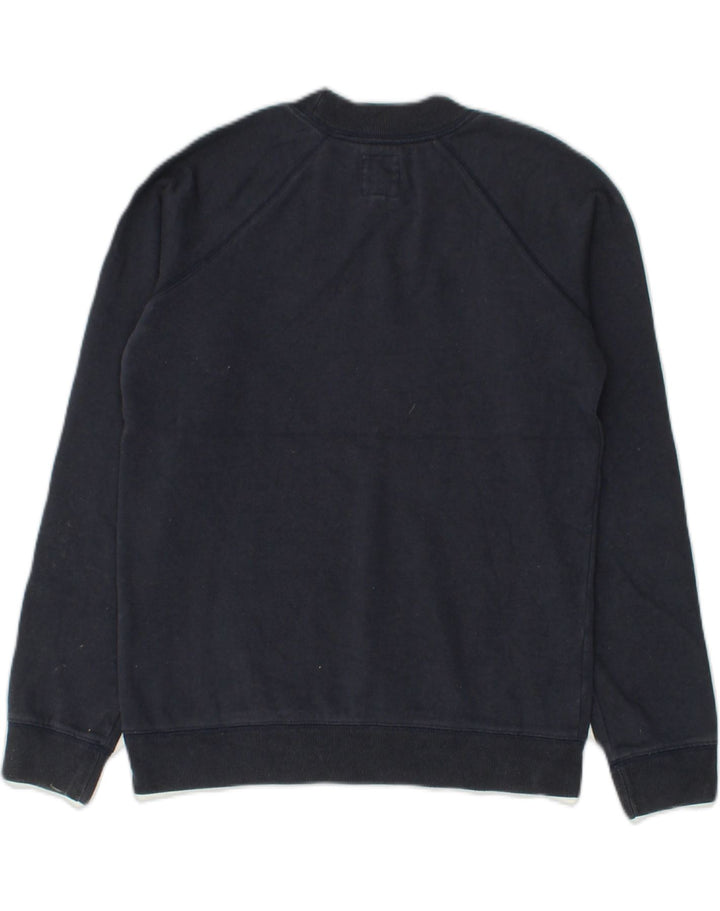 JACK WILLS Womens Graphic Sweatshirt Jumper UK 8 Small  Navy Blue Cotton | Vintage Jack Wills | Thrift | Second-Hand Jack Wills | Used Clothing | Messina Hembry 