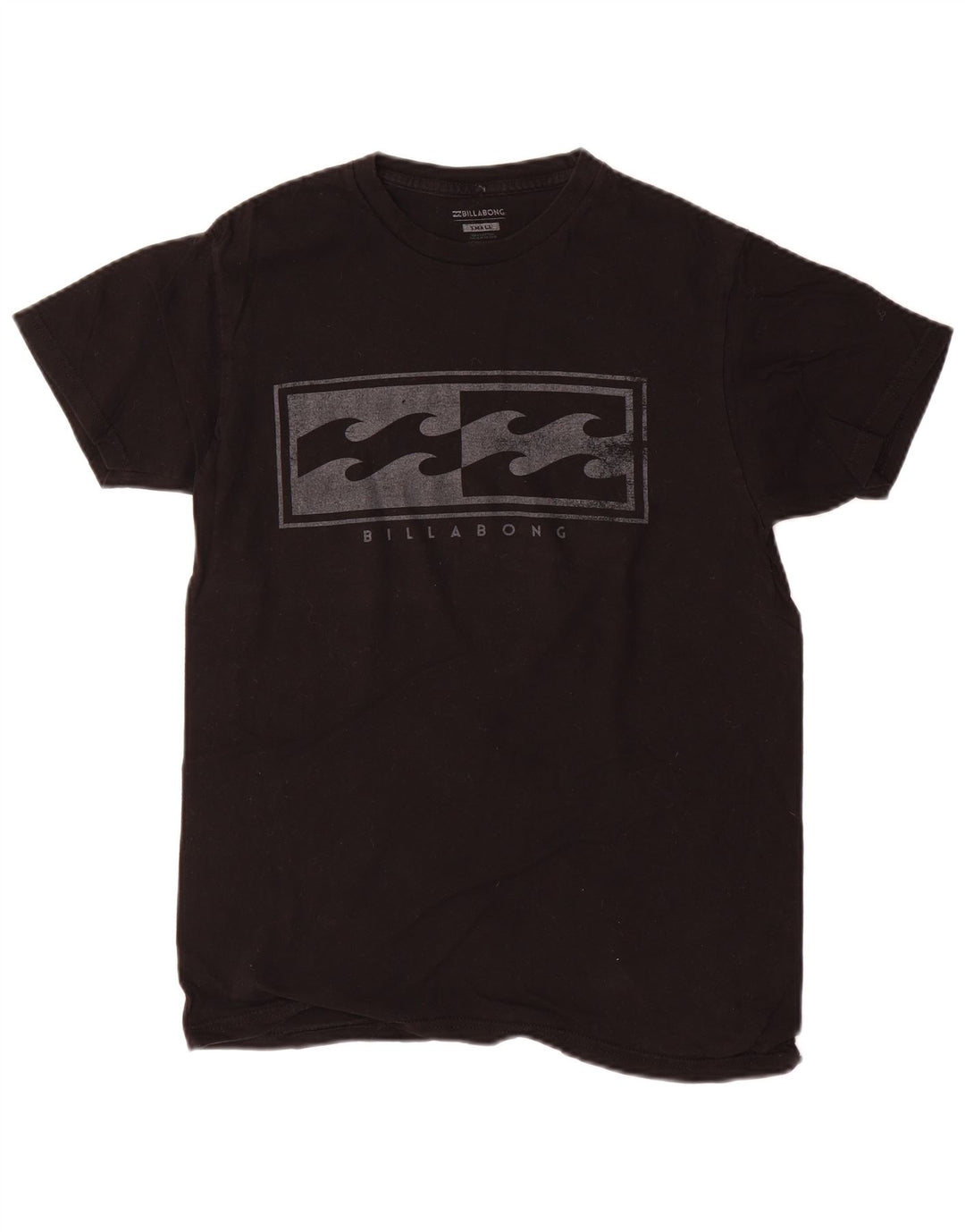 Billabong Ανδρικό γραφικό T-Shirt Top Μικρό μαύρο βαμβακερό
