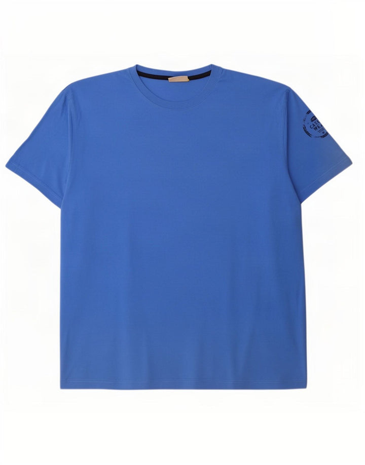 Ανδρικό T-Shirt Camel Active Top 3XL Μπλε βαμβακερό