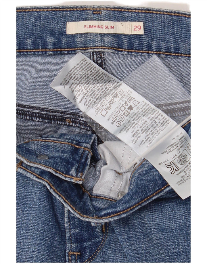 Γυναικείο Levi's Slimming Slim Jeans W29 L31 Blue Cotton