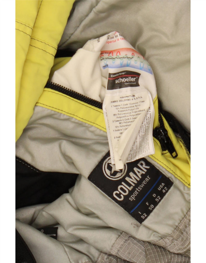 COLMAR Ανδρικό μπουφάν σκι IT 52 Large Yellow Colourblock Polyamide