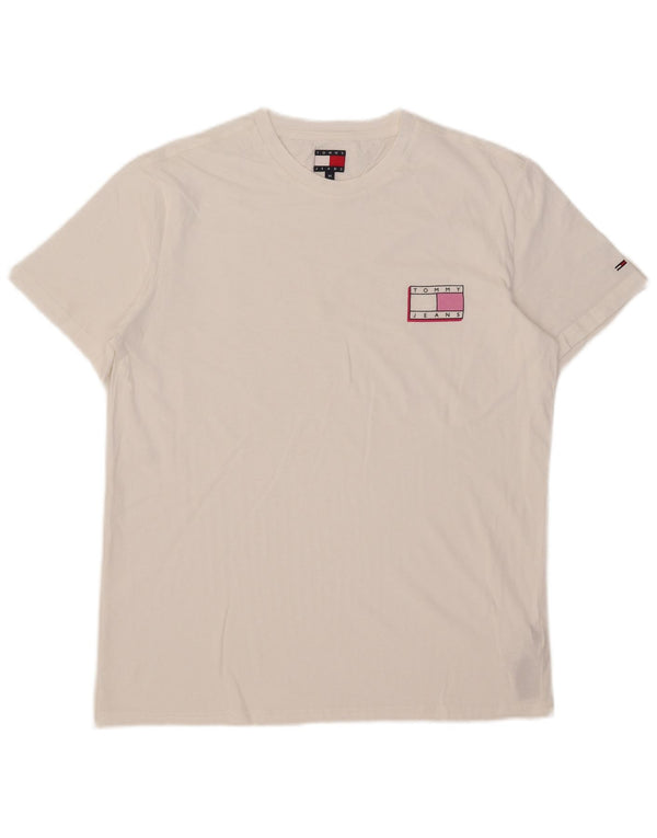 Ανδρικό T-Shirt Tommy Hilfiger Top Μεσαίο λευκό βαμβακερό