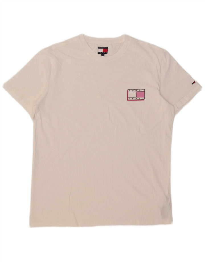 Ανδρικό T-Shirt Tommy Hilfiger Top Μεσαίο λευκό βαμβακερό