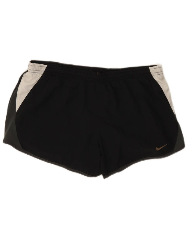 Γυναικείο αθλητικό σορτς Nike Dri Fit UK 10 Small Black Colorblock Πολυεστέρας