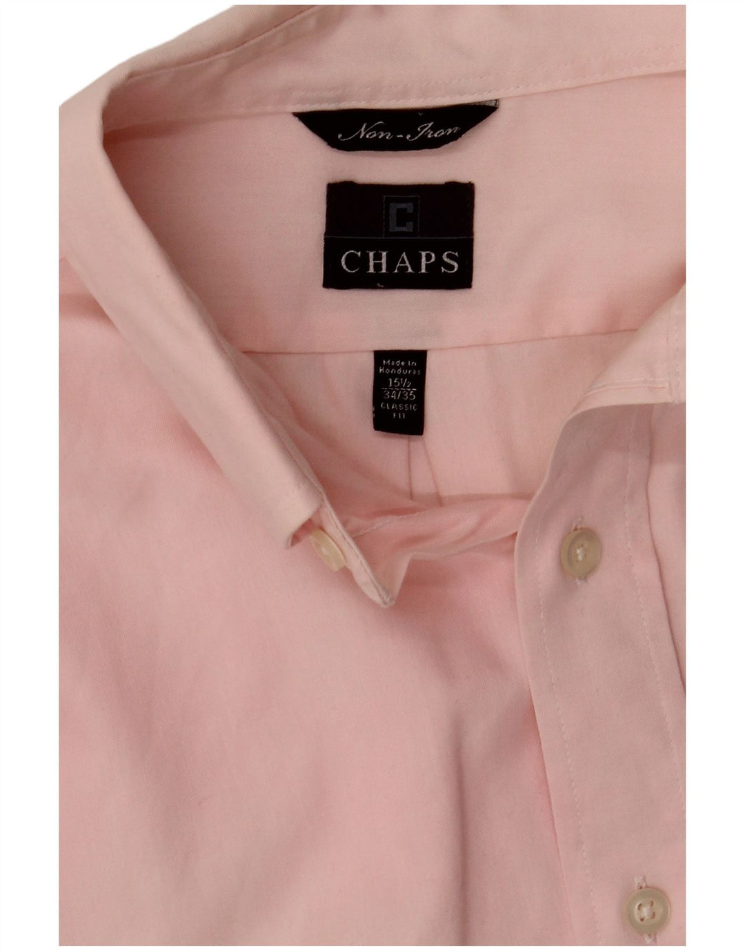 Chaps Ανδρικό πουκάμισο Classic Fit Μέγεθος 15 1/2 Μεσαίο Ροζ Βαμβακερό