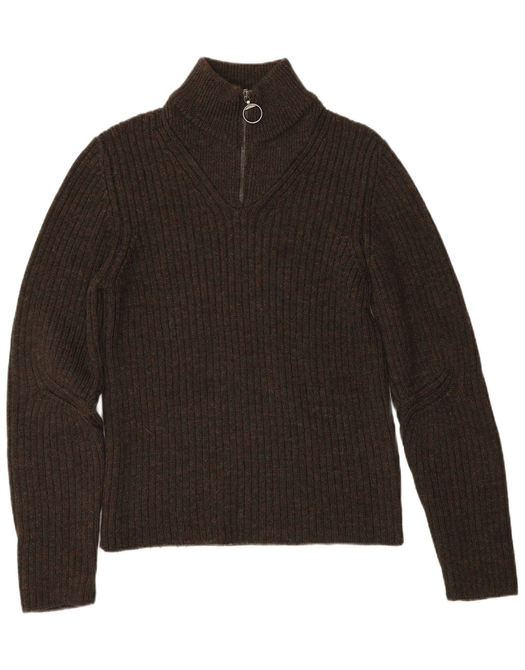 Γυναικείο πουλόβερ PRADA με φερμουάρ IT 48 XL Παρθένο μαλλί