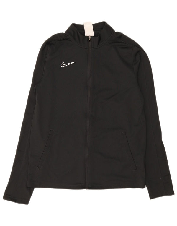Μπουφάν Nike Boys Dri Fit κανονική αθλητική φόρμα 13-14 ετών XL Black Sports