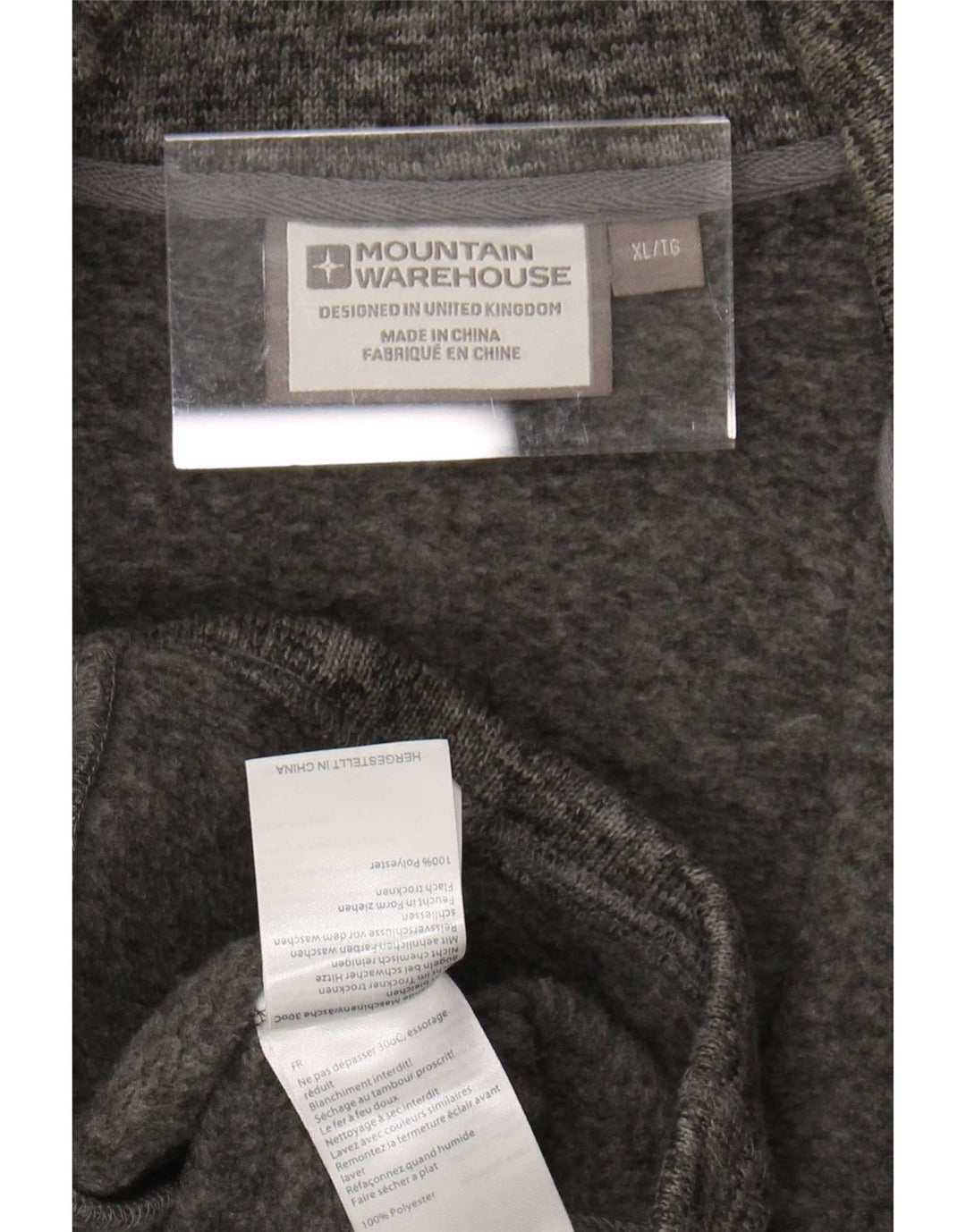 Ανδρική φόρμα Mountain Warehouse Top Jacket XL Grey Flecked Polyester