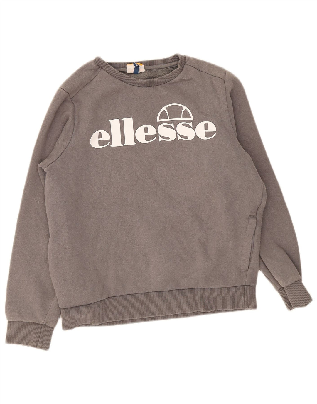 Ellesse Boys Graphic Φούτερ Jumper 13-14 Years Grey