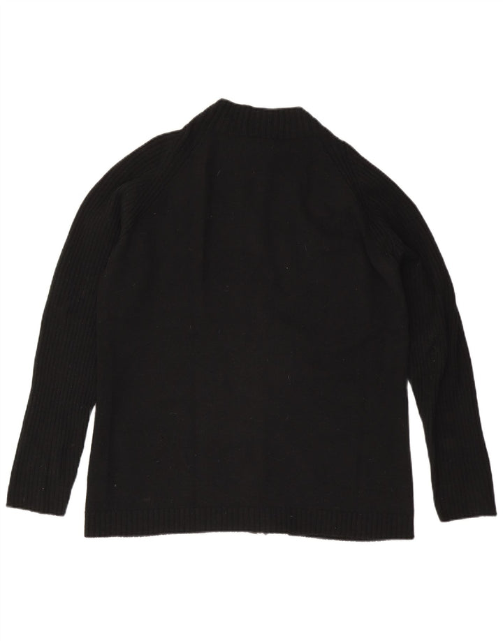 Γυναικείο πουλόβερ ζακέτα Lacoste Μέγεθος 46 XL Μαύρο Μαλλί