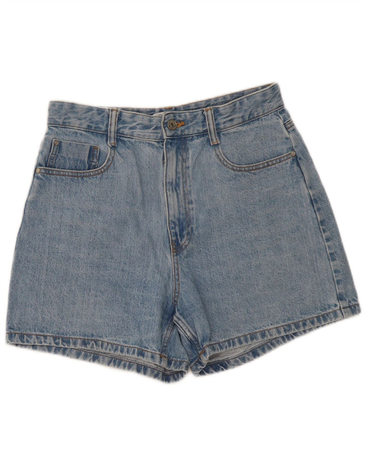 Zara Γυναικείο Ψηλόμεσο Τζιν Σορτς EU 40 Medium W30 Μπλε