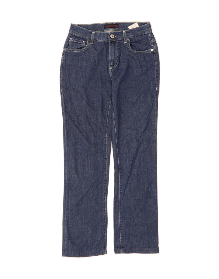 TRUSSARDI Womens Straight Jeans W26 L27 Blue Polyester Vintage Trussardi and Second-Hand Trussardi from Messina Hembry 