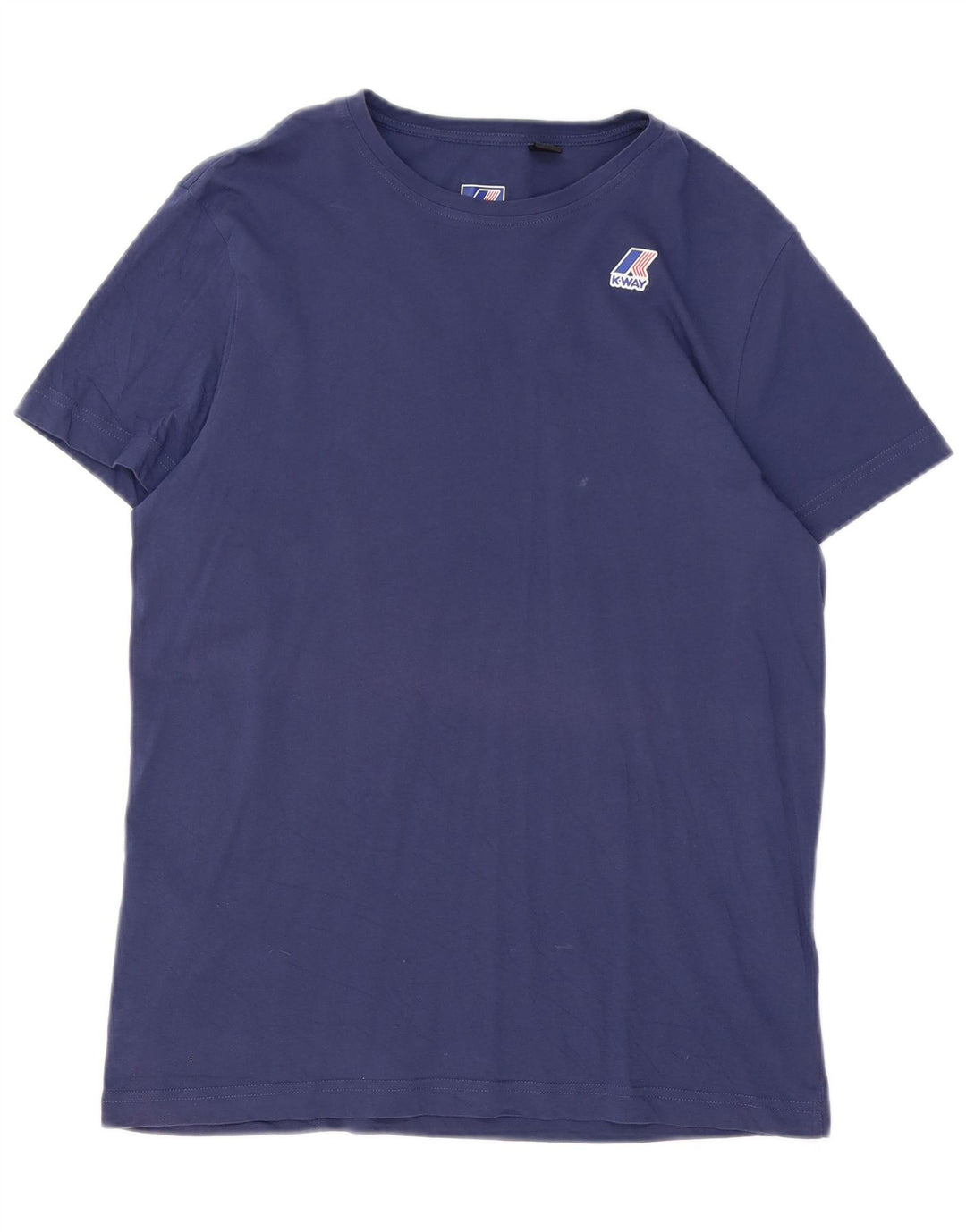 Ανδρικό T-Shirt K-Way Top Large Navy Blue από βαμβάκι