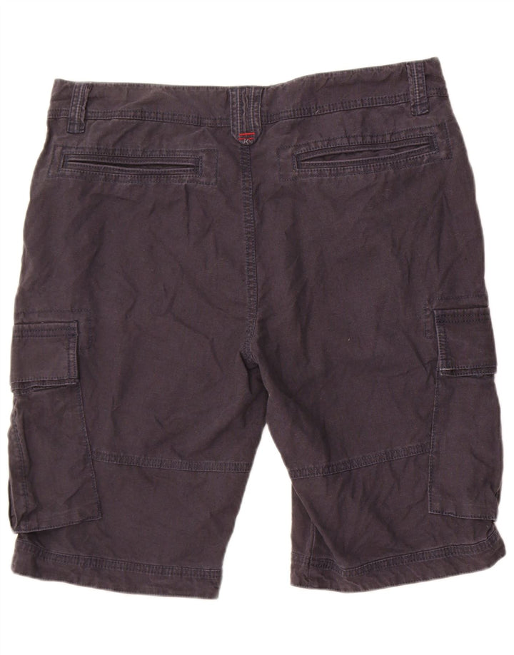 Ανδρικό σορτς Cargo Fat Face W36 Large Navy Blue λινό
