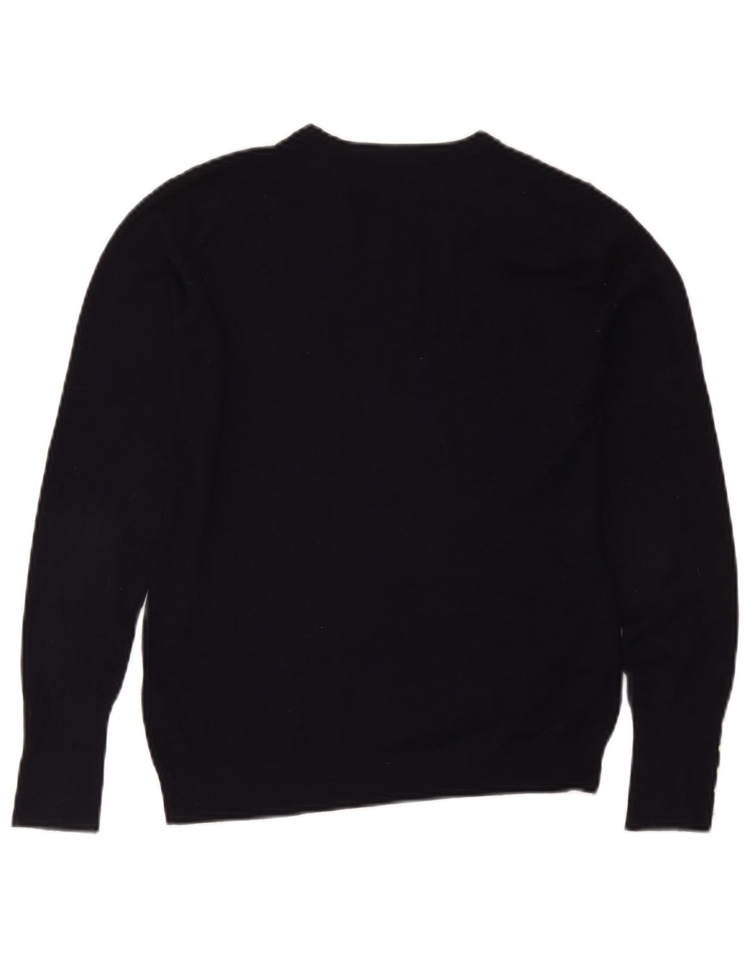 Zara Γυναικείο πουλόβερ με λαιμόκοψη UK 12 Medium Navy Blue