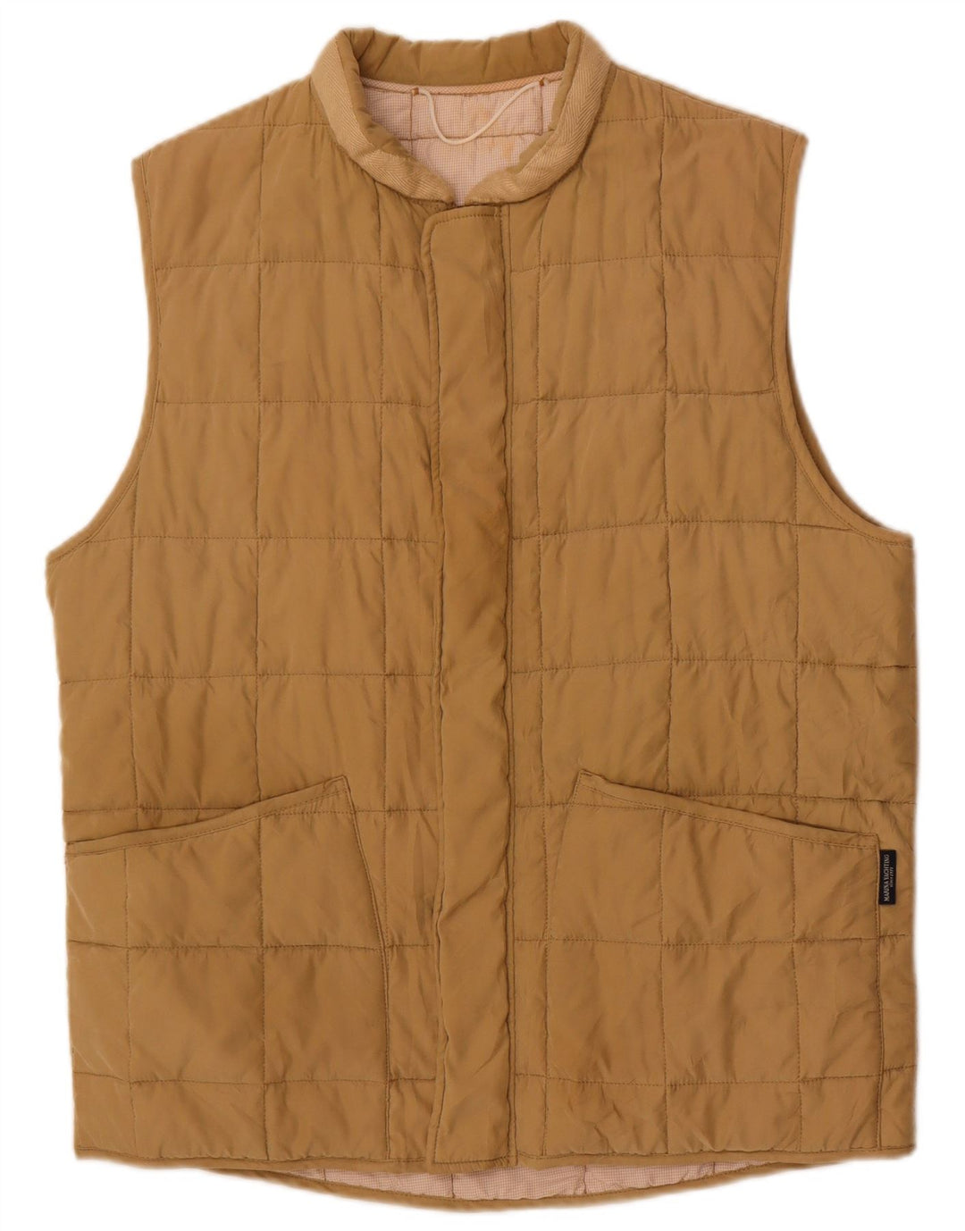 Marina Yachting Mens Quilted Gilet IT 50 Large Beige