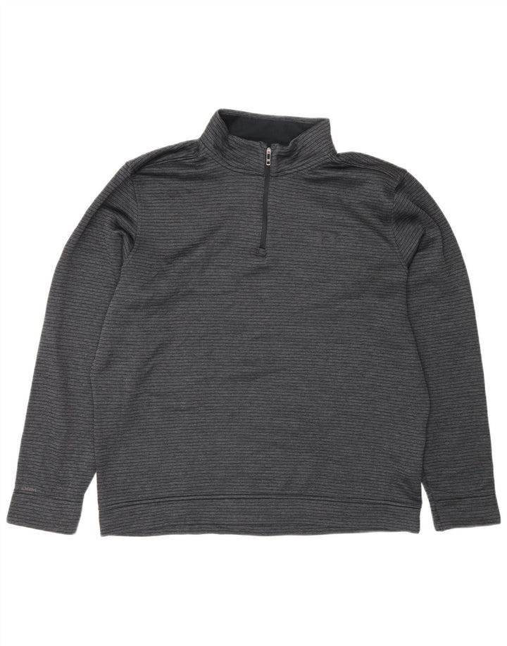 Under Armour Ανδρική φόρμα πουλόβερ με φερμουάρ Storm-Fit Top XL γκρι ριγέ